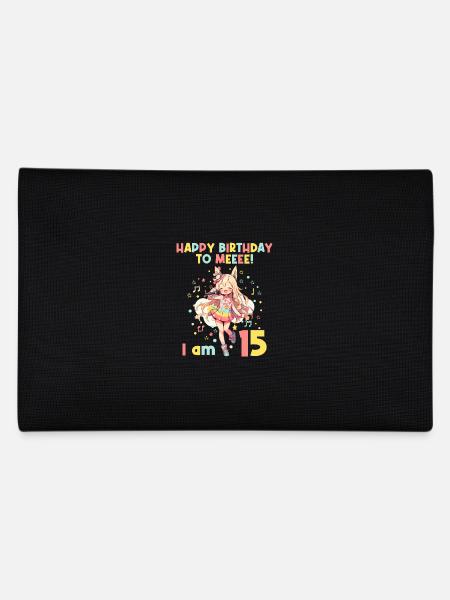 Anime Mandga K-Pop KPop Mädchen 15. Geburtstag - Federtasche - Schwarz - Hinten