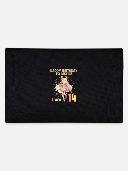 Anime Mandga K-Pop KPop Mädchen 14. Geburtstag - Federtasche - Schwarz - Hinten