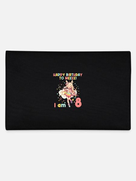 Anime Mandga K-Pop KPop Girl 8th Birthday - Pencil Case - black - Back