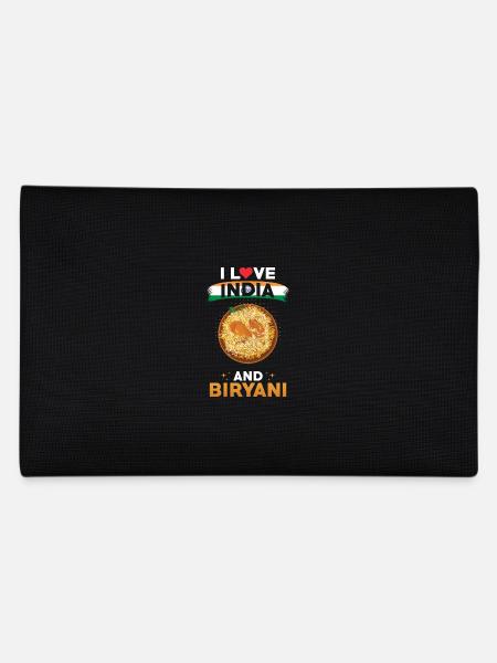 Biryani India Indian Cuisine - Pencil Case - black - Back