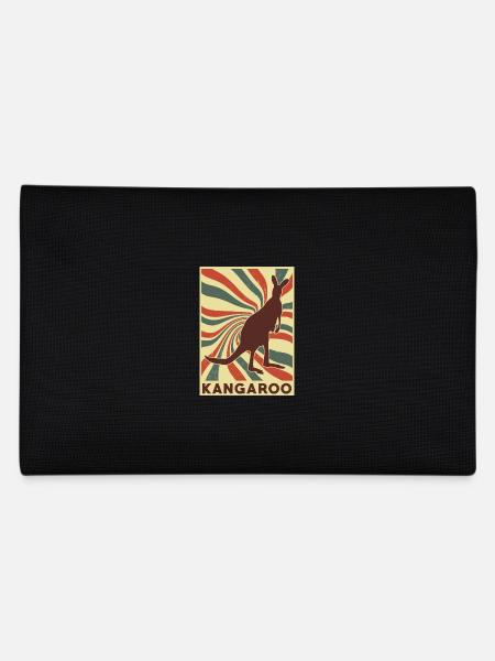 Kangourou Rétro Vintage - Trousse - noir - Dos