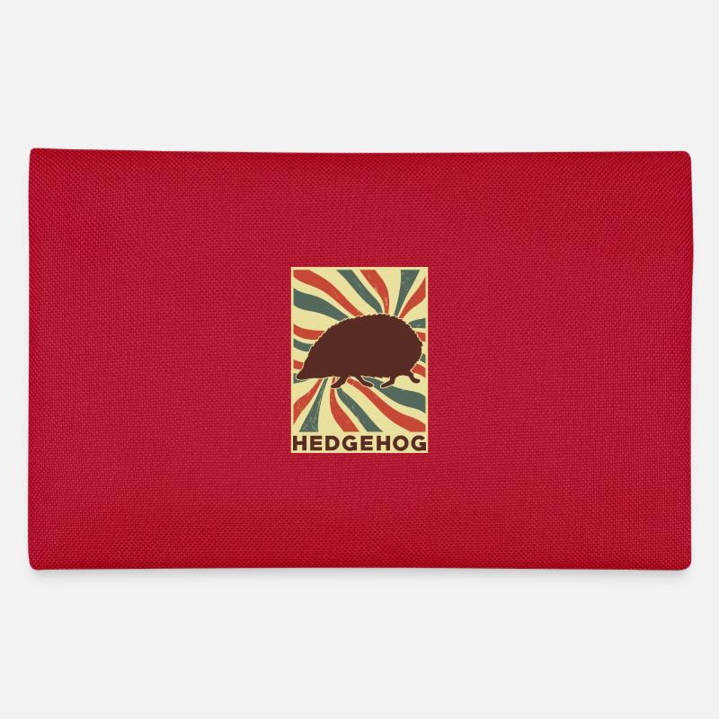 Hedgehog Retro Vintage Pencil Case