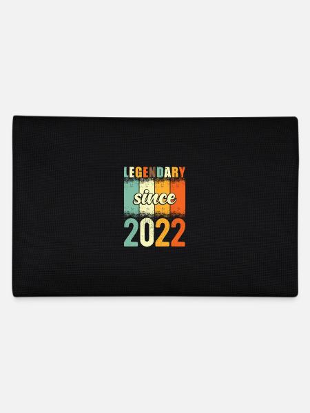 Légendaire depuis 2022 Retro Vintage Anniversaire - Trousse - noir - Dos