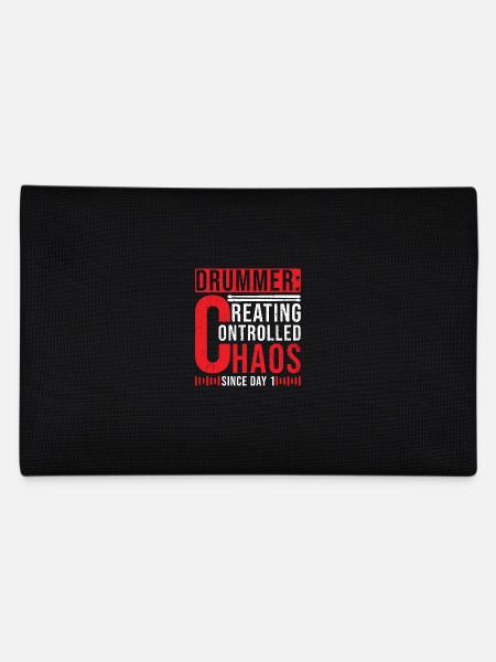 Drummer Drums Gift - Trousse - noir - Dos