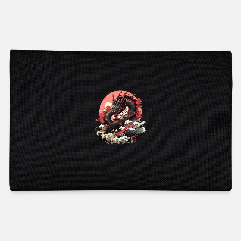 Tokio Asien 80er Japanischer Retro Drache Drachen Federtasche