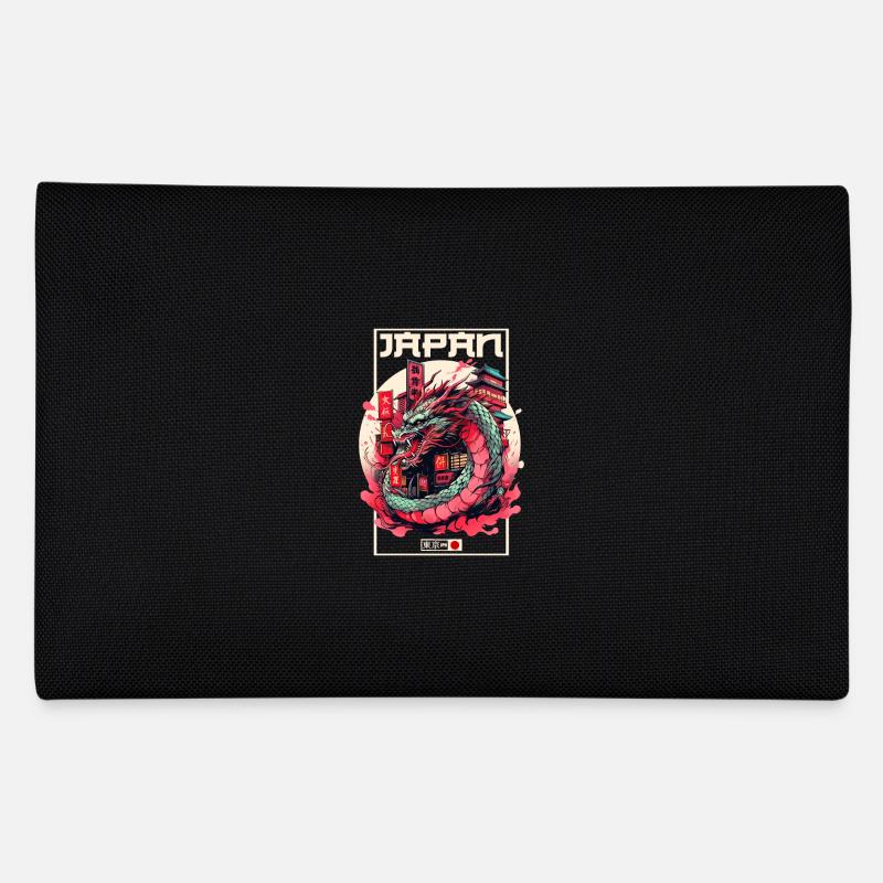 Tokio Asien 80er Japanischer Retro Drache Drachen Federtasche