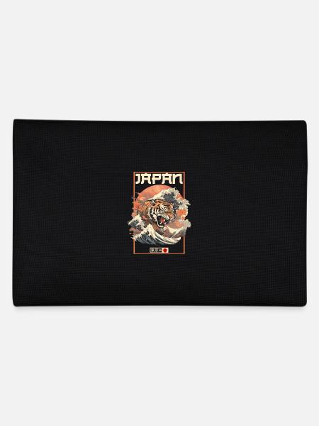 Tokyo Asie 80s Rétro Tiger Japonais - Trousse - noir - Dos