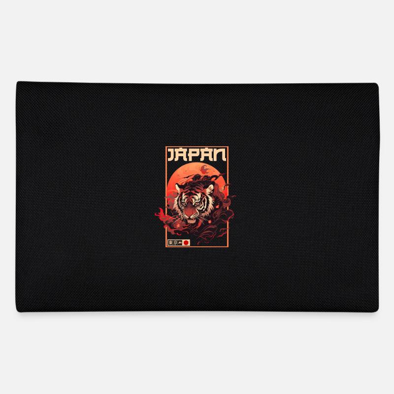 Tokyo Asia 80s Japanese Retro Tiger Pencil Case