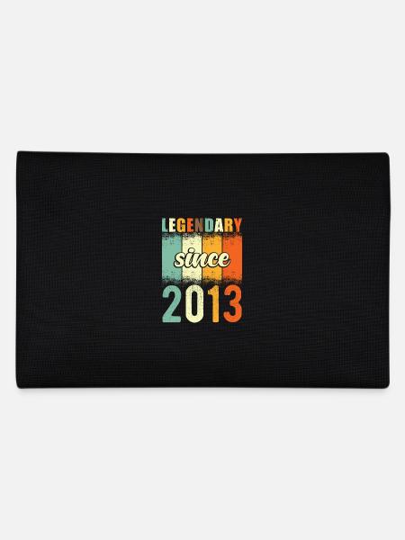 Legendary since 2013 Retro Vintage Birthday - Pencil Case - black - Back