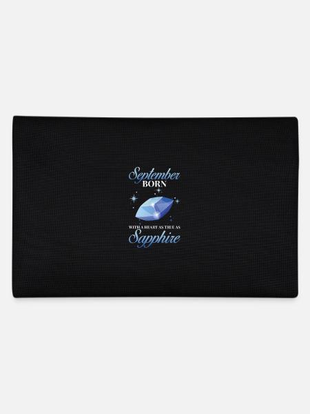 Pierre de naissance Septembre Saphir - Trousse - noir - Dos