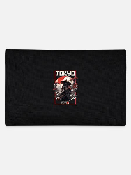 Asie 80s Samouraï Rétro Japonais Samouraï - Trousse - noir - Dos