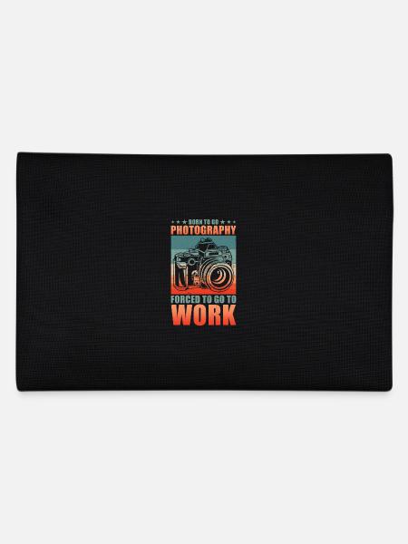 Photographe Né pour photographier pour travailler - Trousse - noir - Dos