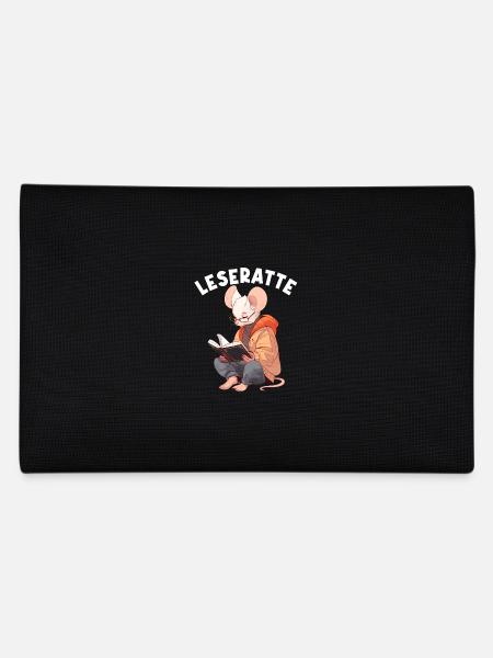 Leidenschaftlicher Leser Leserin Leseratte - Federtasche - Schwarz - Hinten