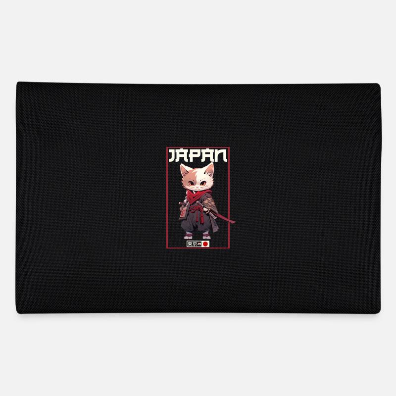Asien Katze Japanischer Samurais Samurai Federtasche