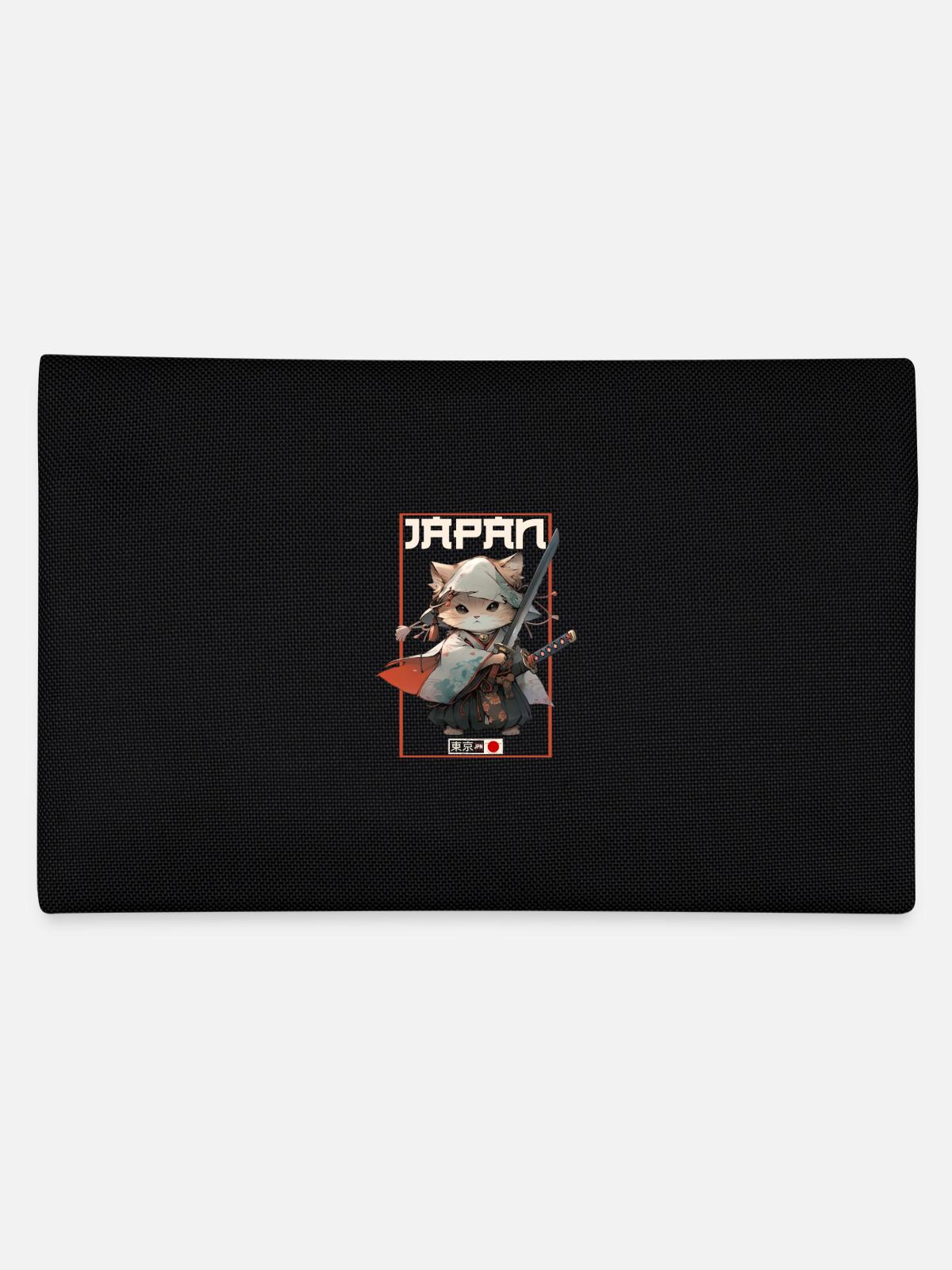 Chat d’Asie Samouraï japonais Samouraï - Trousse - noir - Dos