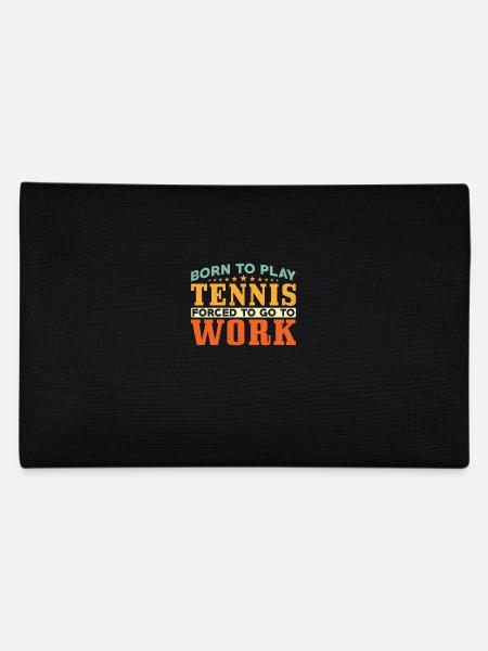 Born to play tennis - Pencil Case - black - Back