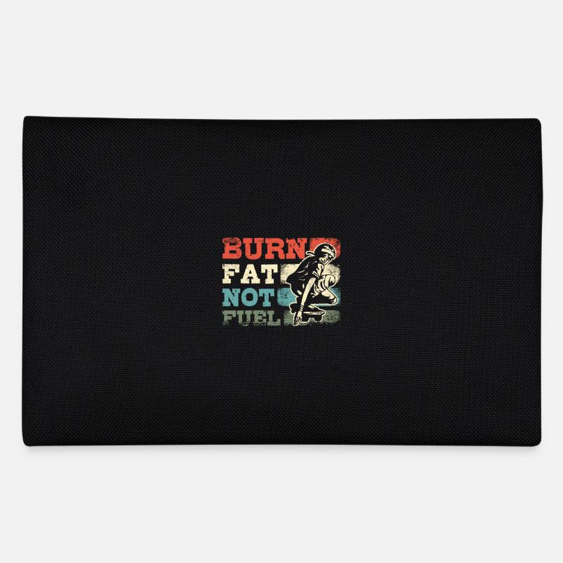 Skateboarding burn fat not fuel Federtasche