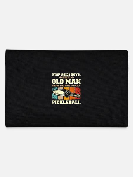 Laissez ce vieil homme vous montrer comment jouer au pickleball - Trousse - noir - Dos