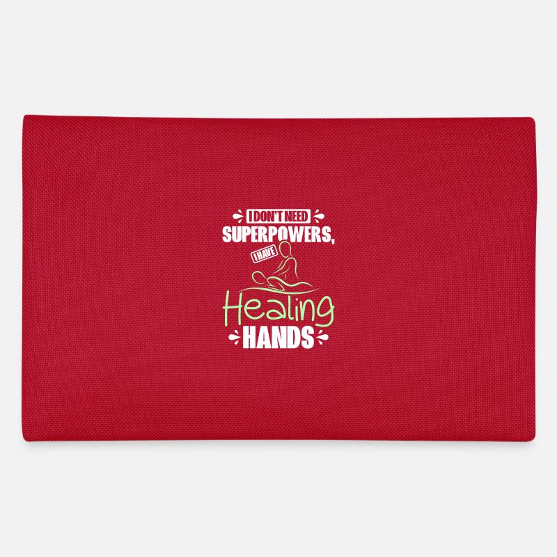 I have healing hands Massage therapist Federtasche