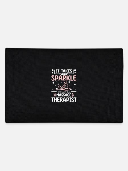 Il faut beaucoup d’éclat Massothérapeute - Trousse - noir - Dos