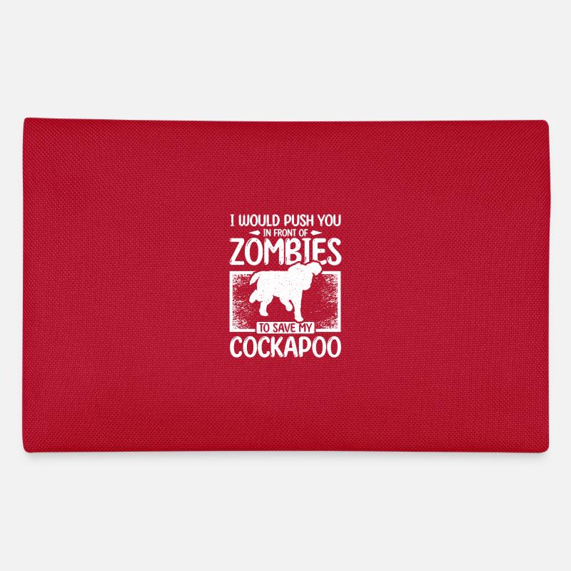 Push you in front of zombies to save my cockapoo Federtasche