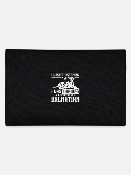I was thinking about my dalmatian - Pencil Case - black - Back