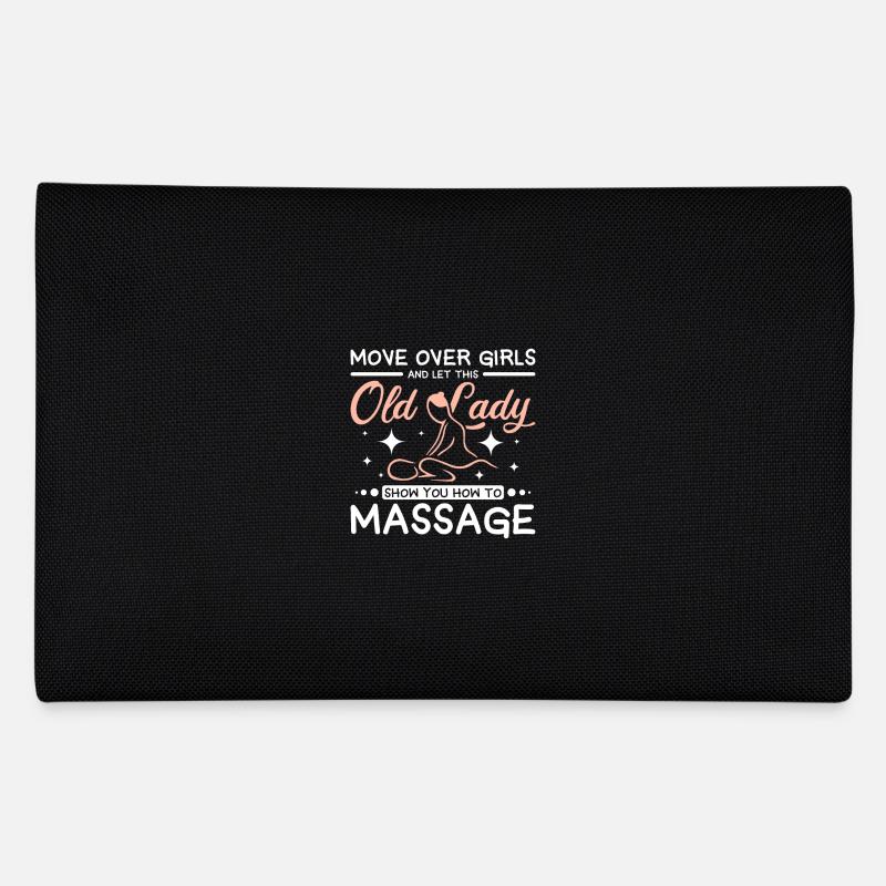 Let this old lady show you to massage Federtasche