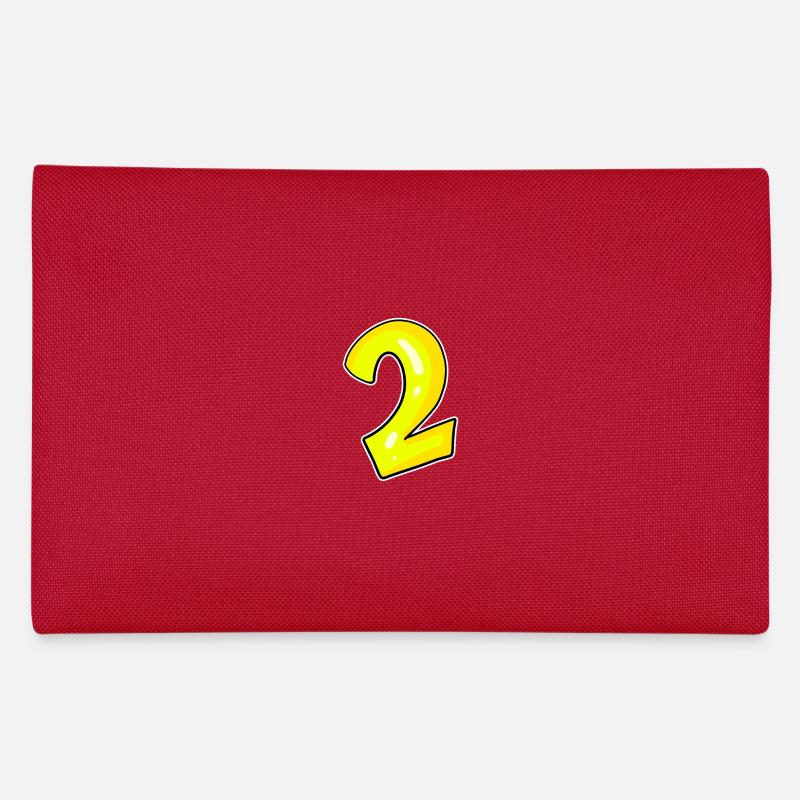 2 - Number - Number Two Yellow Pencil Case