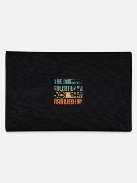 The talent has arrived Discs golf - Pencil Case - black - Back