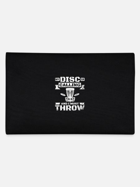 Mon disc golf m’appelle et je dois y aller - Trousse - noir - Dos