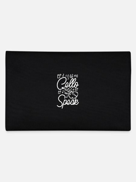 Cellist I let my Cello speak - Pencil Case - black - Back