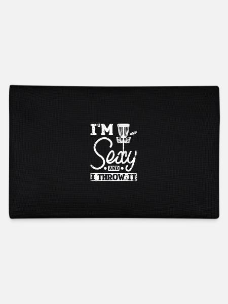 Je suis sexy et je lance du disc golf - Trousse - noir - Dos