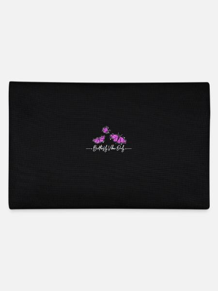 Butterfly vibes only - Pencil Case - black - Back