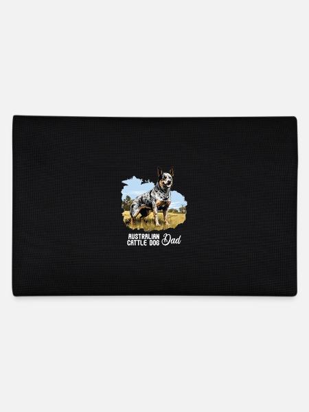 Hund Australian Cattle Dog - Pencil Case - black - Back