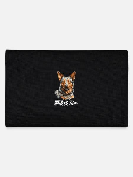 Hund Australian Cattle Dog - Pencil Case - black - Back
