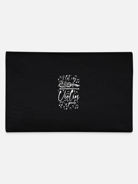 Je laisse mon violon parler violoniste - Trousse - noir - Dos