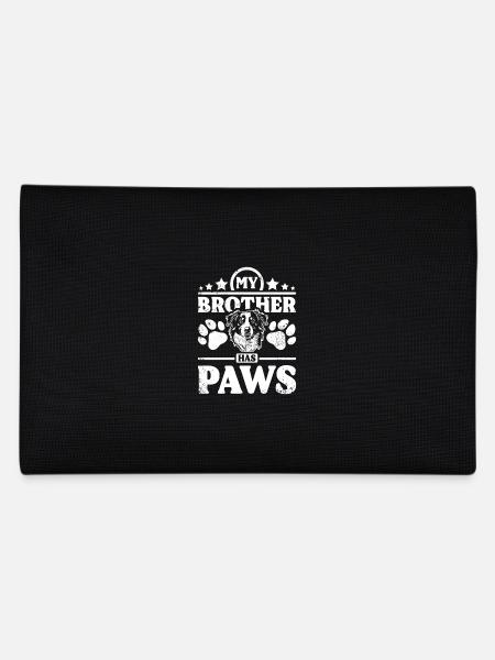Mon frère a des pattes border collie - Trousse - noir - Dos