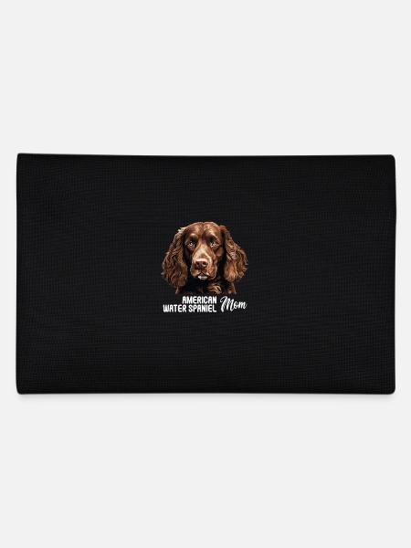 Dog American Water Spaniel - Pencil Case - black - Back