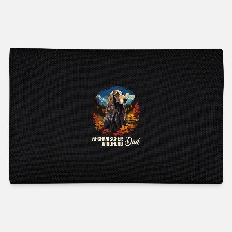 Hund Afghanischer Windhund - Federtasche - Schwarz