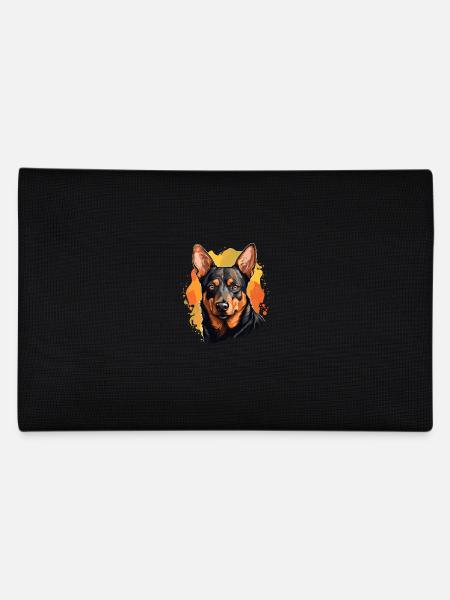 Chien Kelpie australien - Trousse - noir - Dos