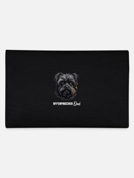 Dog Affenpinscher - Pencil Case - black - Back