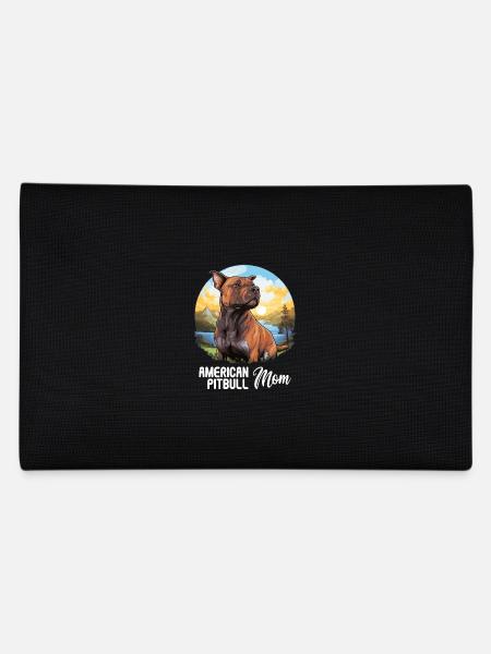 Chien Pitbull américain - Trousse - noir - Dos