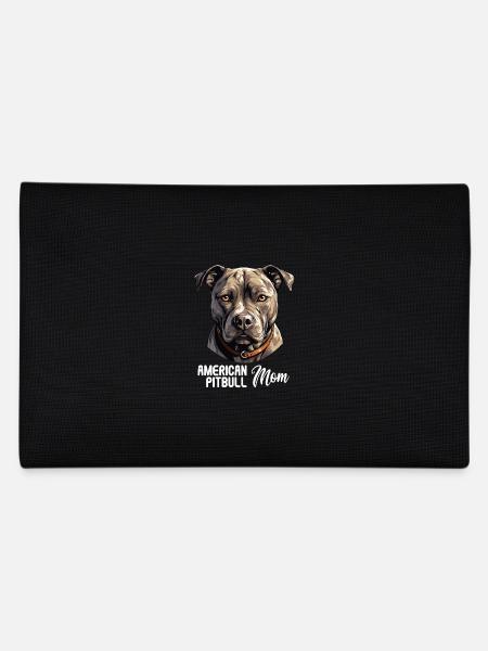 Chien Pitbull américain - Trousse - noir - Dos