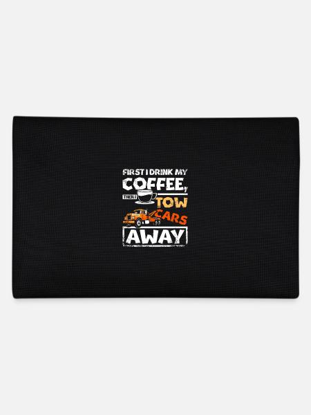 Voiture de remorquage de café loin conducteur de dépanneuse - Trousse - noir - Dos