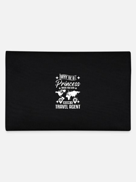 Girl prinzess become a travel agent - Federtasche - Schwarz - Hinten