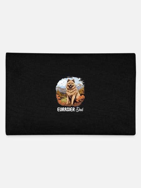 Dog Eurasier - Pencil Case - black - Back