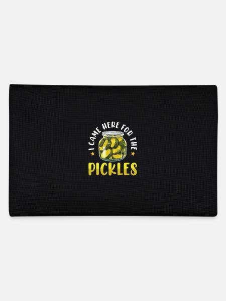 Pickles Lover Pickled Cucumber Gift - Pencil Case - black - Back