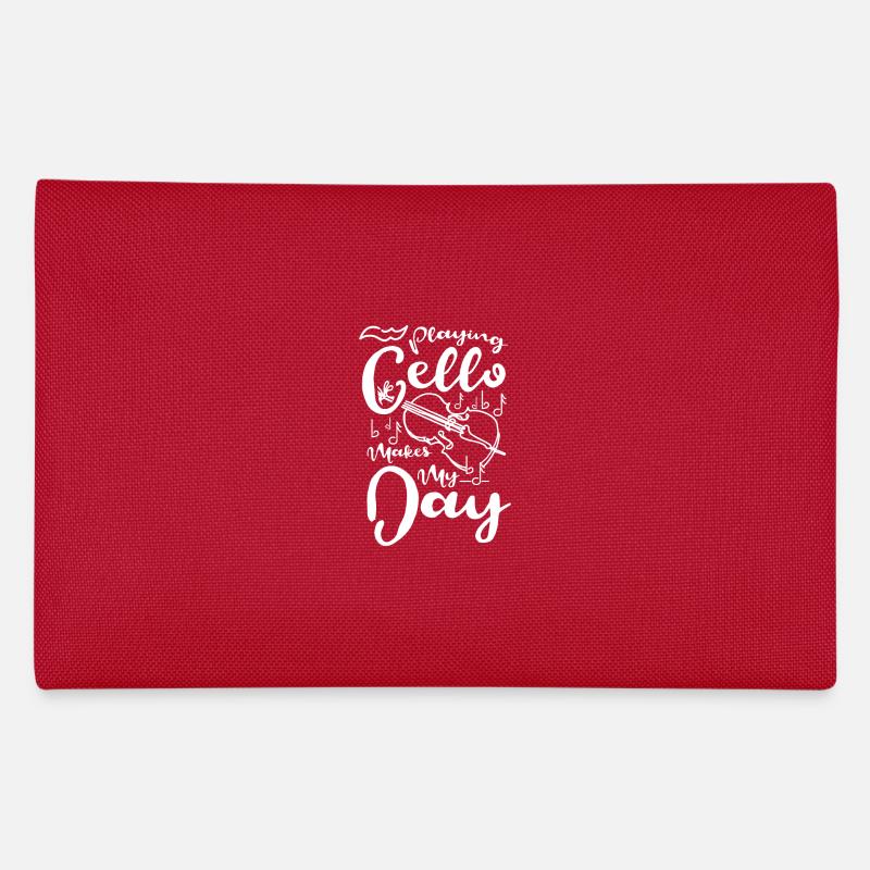 Playing cello makes my day Federtasche