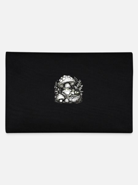 Cottagecore Esthétique Vintage Nature Forêt - Trousse - noir - Dos