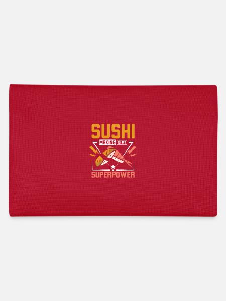 Sushi making is my superpower - Federtasche - Rot - Hinten